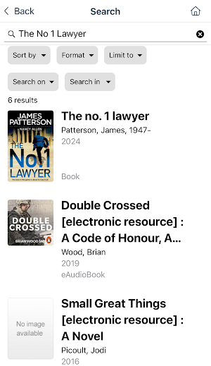 East Renfrewshire Libraries Screenshot 2
