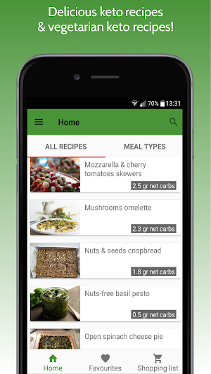 Keto Recipes: Easy Keto Low Carb Recipes (ENGLISH) Screenshot 0