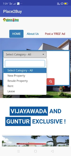 Place2Buy - Real Estate - Vija Screenshot 1