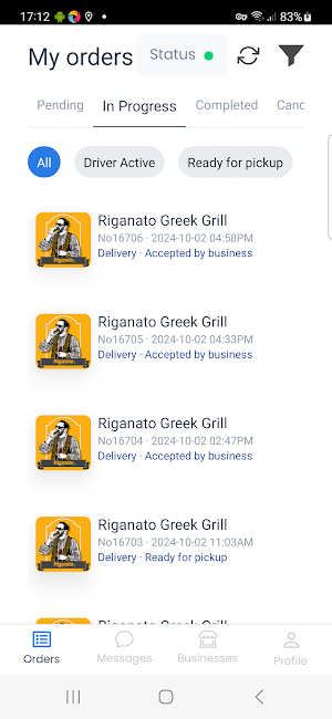 Riganato Business App Screenshot 1
