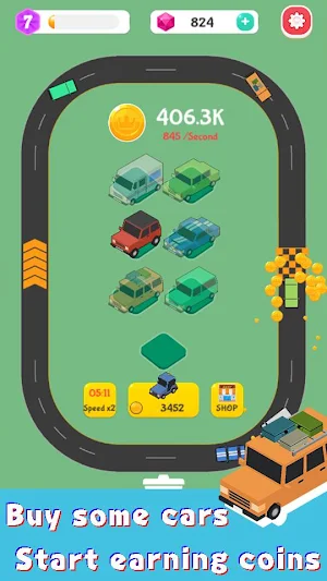 Merge Highway - Merge & Idle Motor Empire Screenshot 1