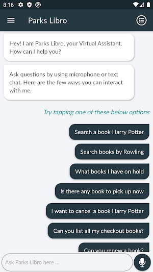 Parks Libro Screenshot 3
