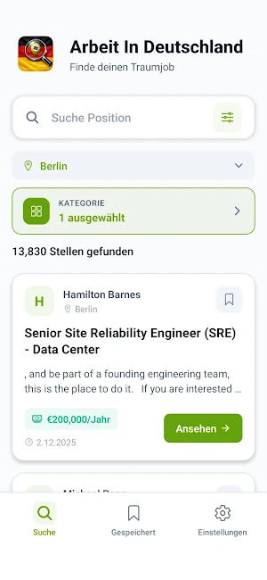 Arbeit in Deutschland Screenshot 1