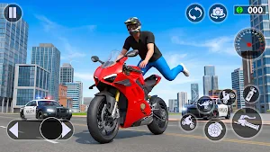 Moto Stunt & Wheelie Game 3D Screenshot 3