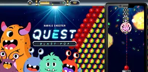 Bubble Shooter Quest-Blast Pop Screenshot 0