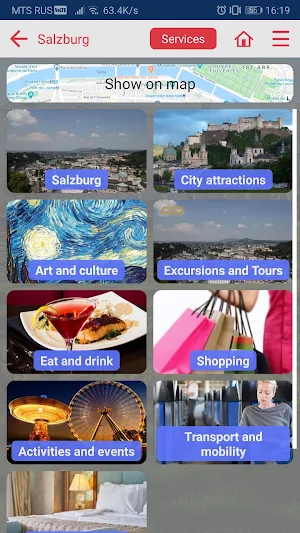 Salzburg city guide Screenshot 1