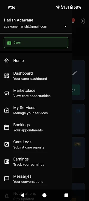 CarerNest Screenshot 1