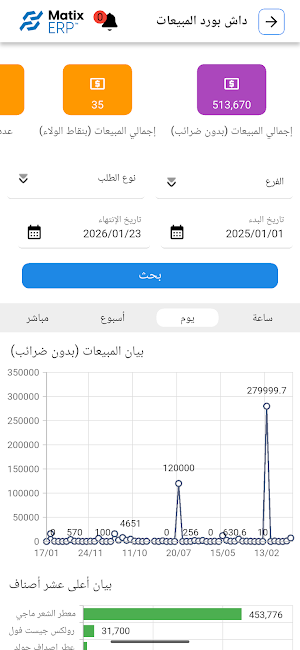 MatixERP Screenshot 3