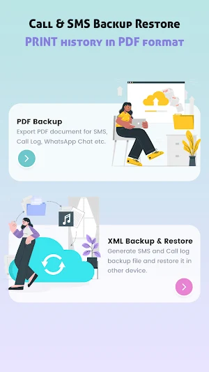 Call & SMS Backup Restore Screenshot 0