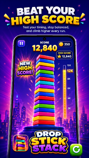 Drop Stick Stack Screenshot 2