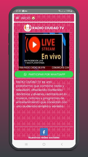 Radio Ciudad 98.9 FM Screenshot 1