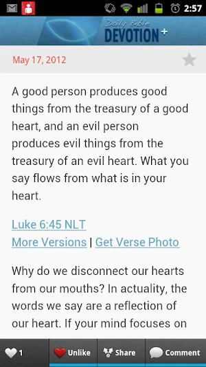 Daily Bible Devotion+ Screenshot 0