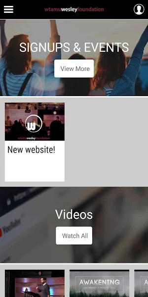 WTAMU Wesley Screenshot 2