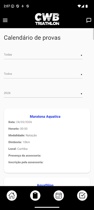 CWB Triathlon Screenshot 2