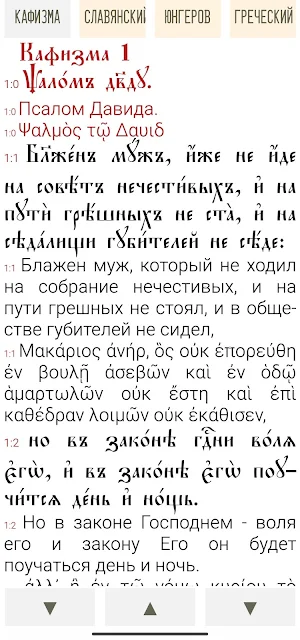 Псалтирь Screenshot 2