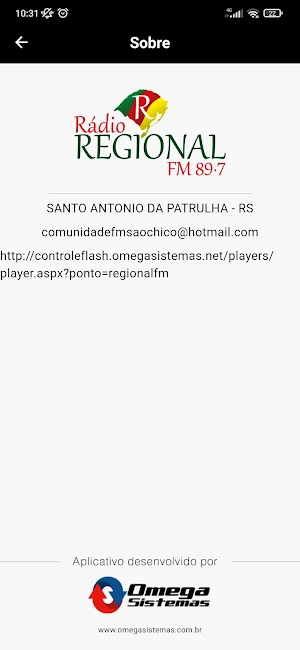 Rádio Regional FM 89,7 Screenshot 1