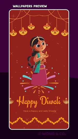 Deepavali Theme Wallpapers Screenshot 2
