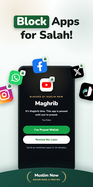 Muslim Now: Prayer Times&Quran Screenshot 0