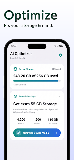 Ai Optimizer - Storage Cleaner Screenshot 1