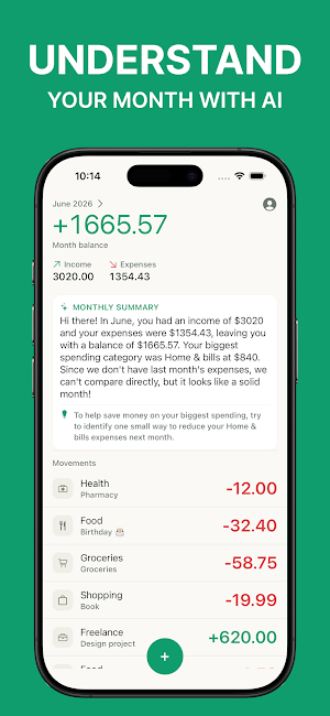 Koinx: Voice Expense Tracker Screenshot 2