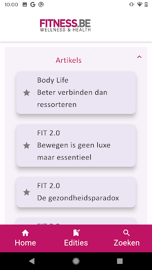 Fitness.be Screenshot 3