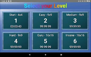 TV Sudoku: 4x4, 9x9 and 16x16 Screenshot 3