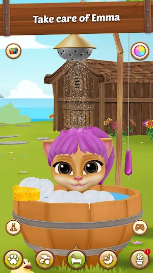 Emma the Cat Gardener: My Virtual Pet Screenshot 0