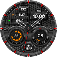 Hybrid NESSCA URX89 Watch face
