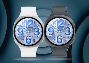 Business Blue Watch Face Screenshot 3