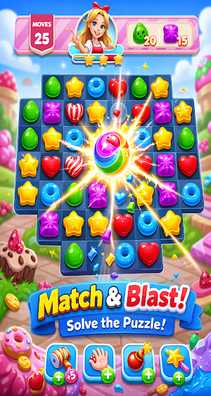 Sugar Match Game - Real Reward Screenshot 2