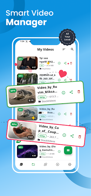SnapV: Video Download & Player Screenshot 3