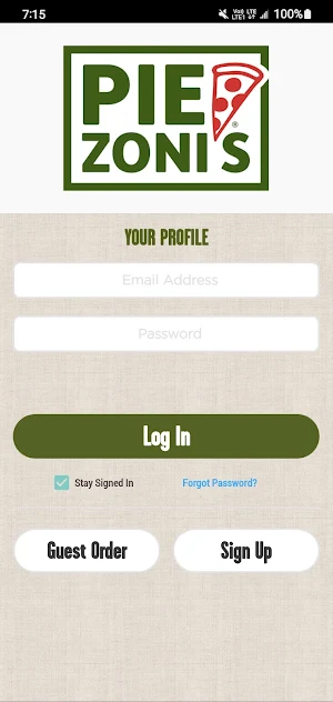 Piezonis App Screenshot 0