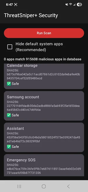 ThreatSniper+ Security Screenshot 2
