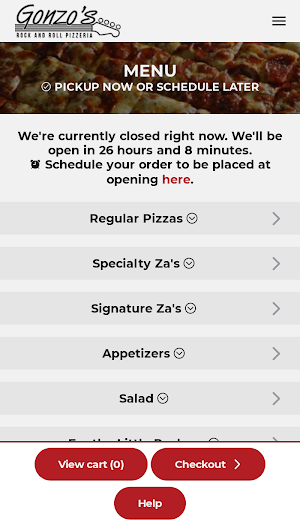 Gonzo's Rock and Roll Pizzeria Screenshot 1