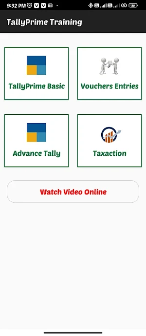 Tally Prime Training App Screenshot 1