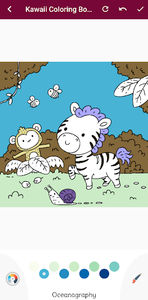 Cute and Kawaii Coloring Book Screenshot 0
