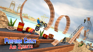 Moto Bike Tricky Stunts Master :Bike Racing Games Screenshot 1