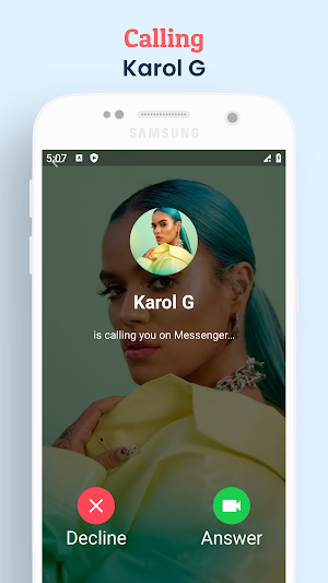 Karol G Calling You Screenshot 2