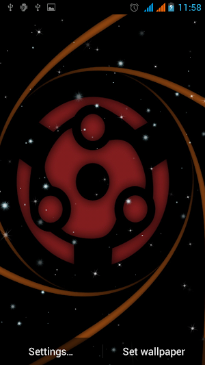 Sharingan Live Wallpaper Screenshot 3
