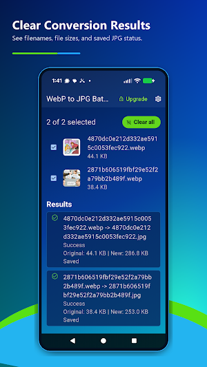 WebP to JPG Batch Converter Screenshot 2