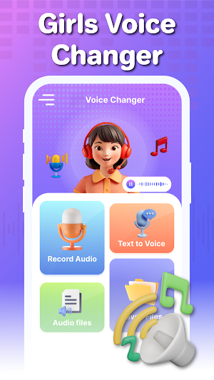 Voice changer with effects Screenshot 1