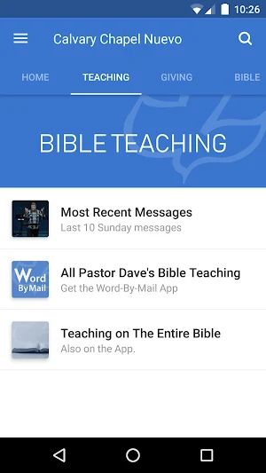 Calvary Chapel Nuevo Screenshot 1