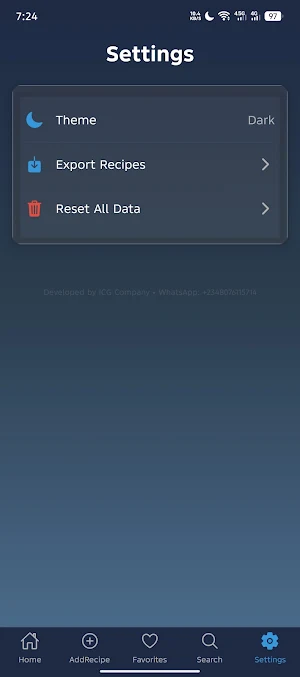 RecipeBox Screenshot 2