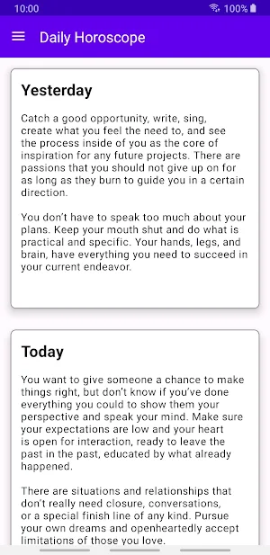 Horoscope Daily Screenshot 1