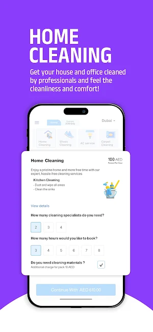 Washey :Home Service & Laundry Screenshot 2