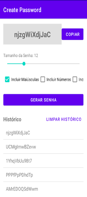 SafeGen: Gerador de Senhas Screenshot 2