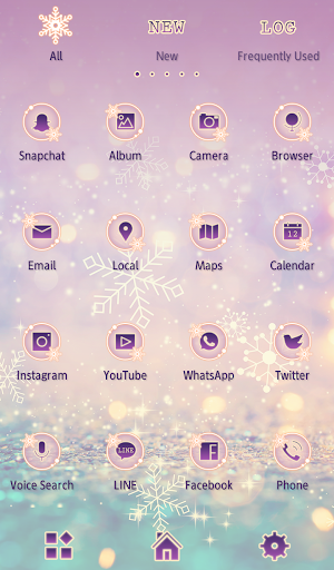 Winter Brilliance Theme +HOME Screenshot 2