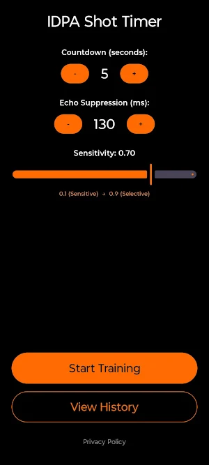 IDPA shot timer Screenshot 0
