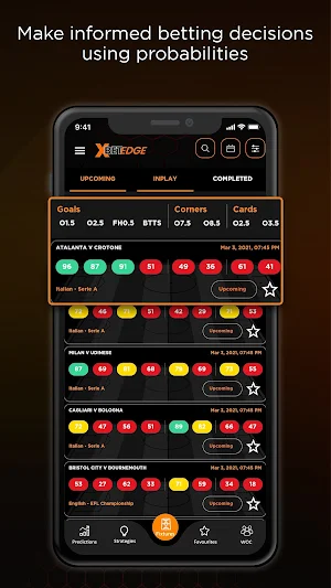 XBet Edge Football Statistics Screenshot 1