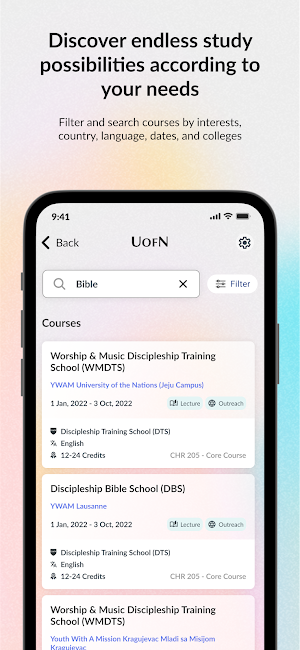 YWAM Training Screenshot 2
